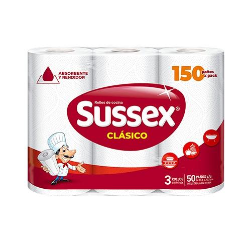 SUSSEX ROLLO CLASICO X3 X50