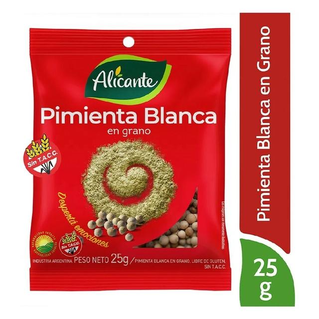 ALICANTE PIMIENTA BLANCA GRANO X 25GR
