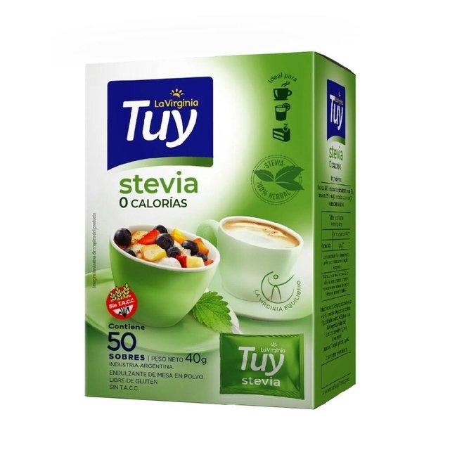 TUY EDULCORANTE STEVIA X50 SOBRES