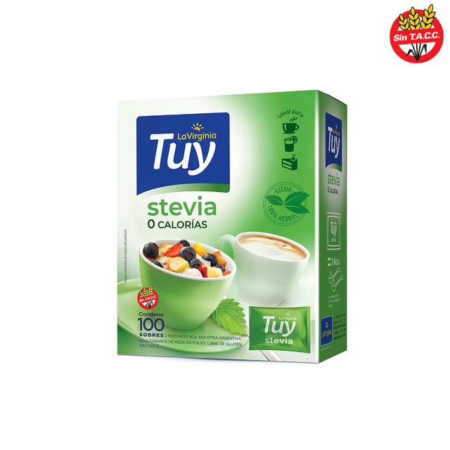 TUY EDULCORANTE STEVIA X 100 SOBRES