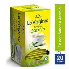 LA VIRGINIA TE VERDE JAZMIN X 20 SAQ.