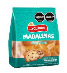 LA CUMBRE MAGADALENAS C/ CHIPS CHOCOLATE X 250GR