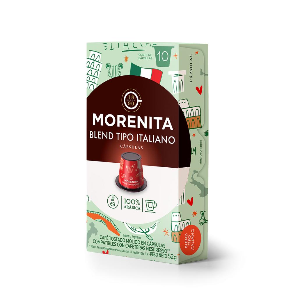LA MORENITA CAFE EN CAPSULAS HONDURAS/ ITALIANO