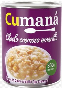 CUMANA CHOCLO BCO/AMARILLO CREMOSO X350