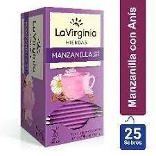 LA VIRGINIA TE MANZANILLA/ANIS X 25