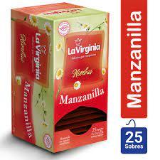 LA VIRGINIA TE MANZANILLLA X 25 SAQ