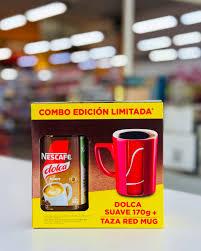 NESCAFE DOLCA SUAVE X170G CON TAZA RED MUG