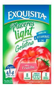 EXQUISITA GELATINAS LIGHT X 25gr