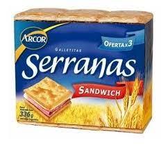 SERRANAS SANDWICH X 3 X 112