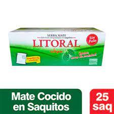 LITORAL MATE COCIDO S/SOB X 25