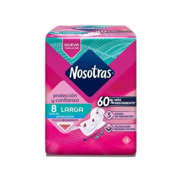NOSOTRAS TOALLAS LARGAS X8
