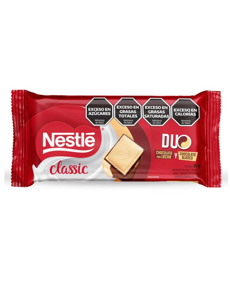 NESTLE CHOCOLATE CLASSIC DUO X 80G