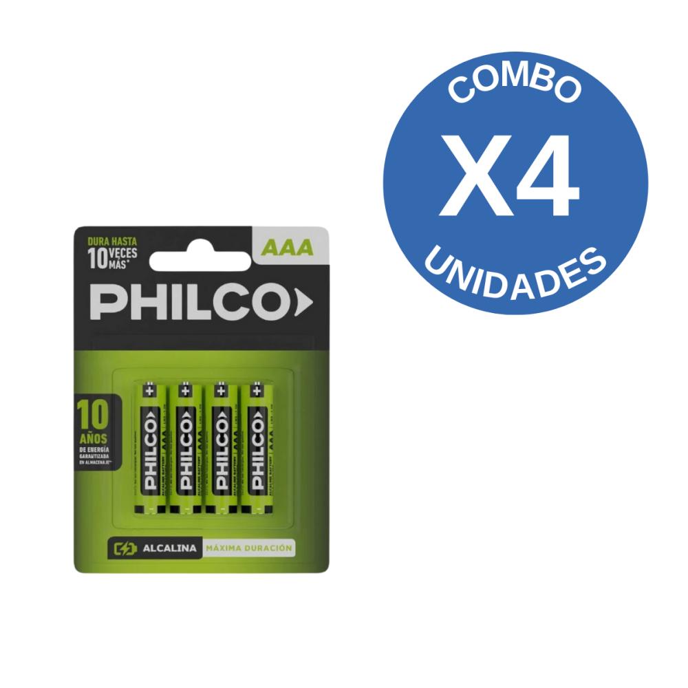 PHILCO PILAS AAA BLISTER x4
