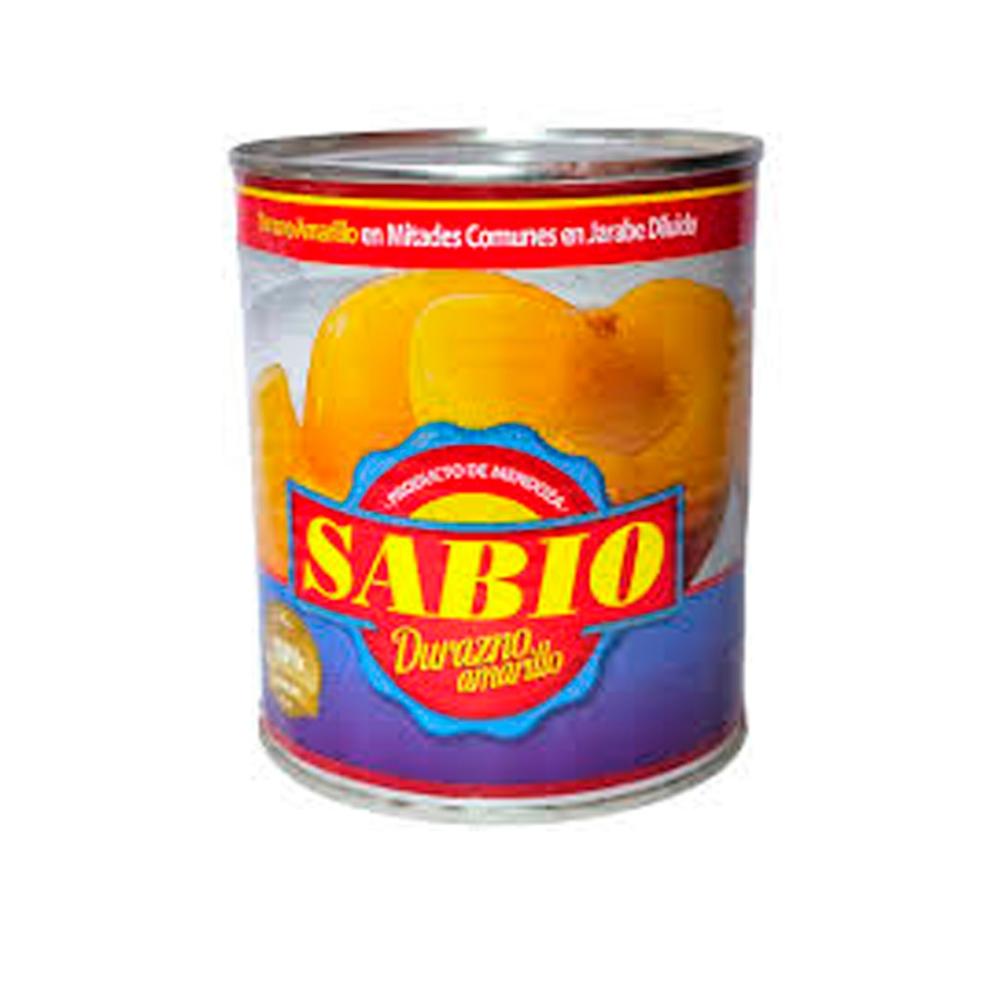 SABIO DURAZNO AMARILLO EN MITADES x820grs