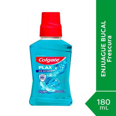 COLGATE PLAX ENJUAGUE BUCAL ICE INFINITY x180ml