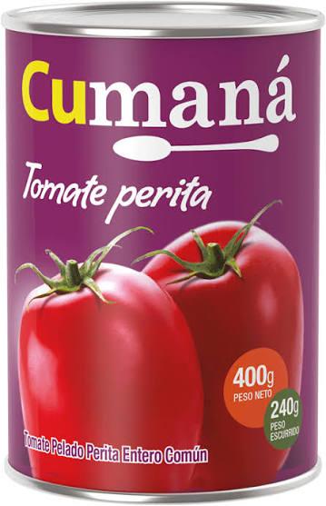 CUMANA TOMATES PERITAS ENTEROS X400G